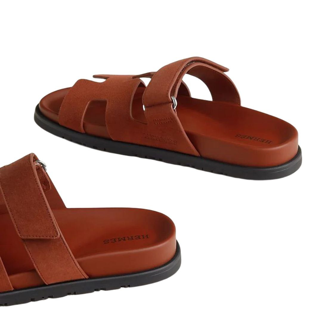 Hermès Chypre sandal 'marron muscavado'