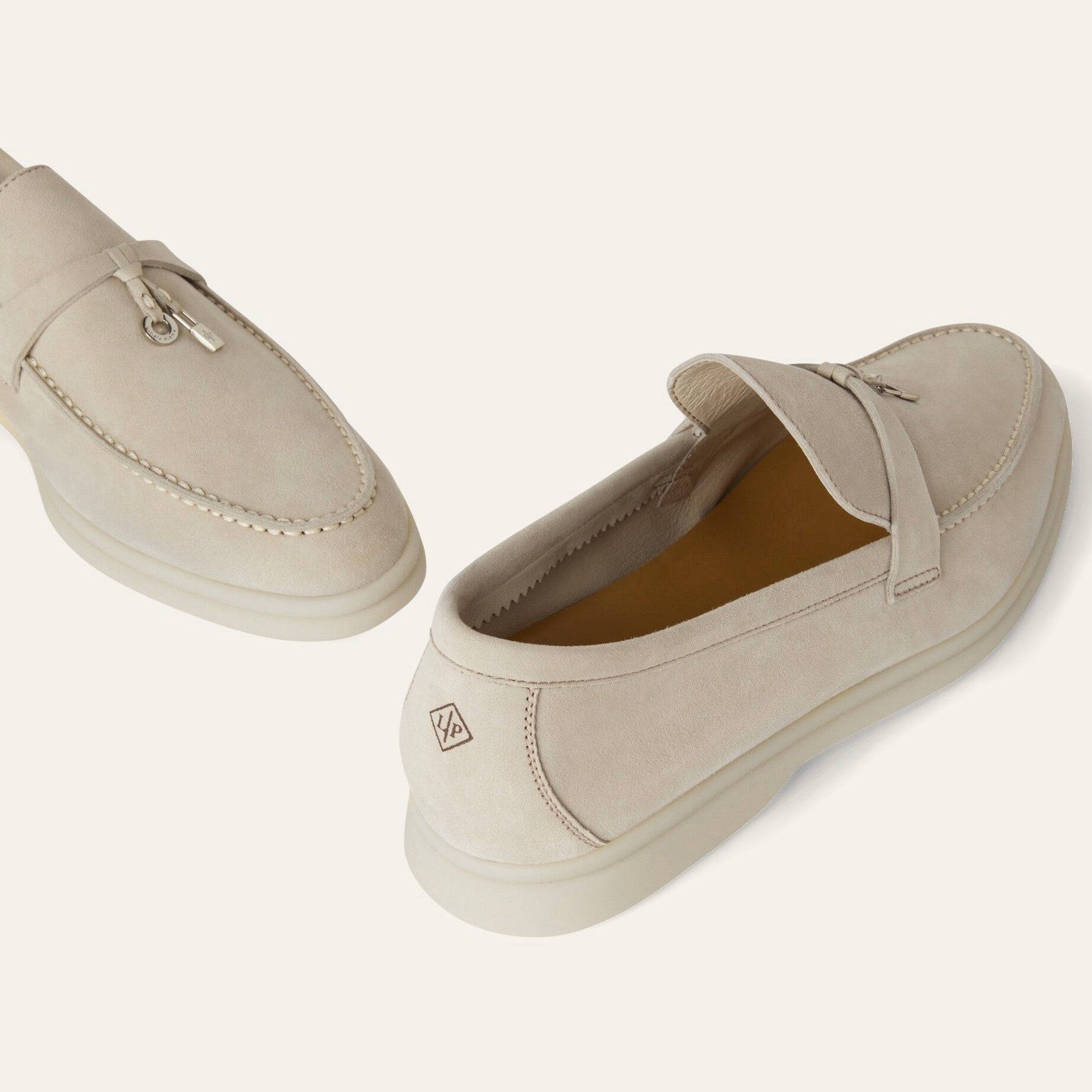 Loro piana Summer Charms Walk Loafer 'Powder Pearl'