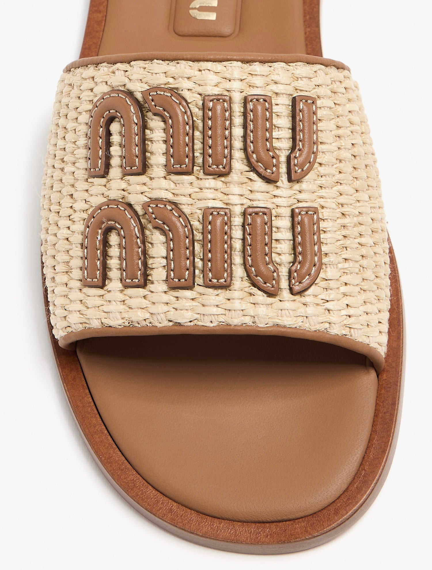 Miu Miu Wmns Slide 'Beige Brandy'