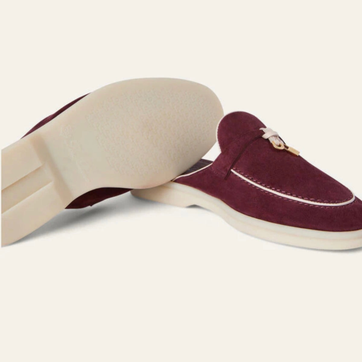 Loro piana Summer Charms Walk Loafer 'burgundy'