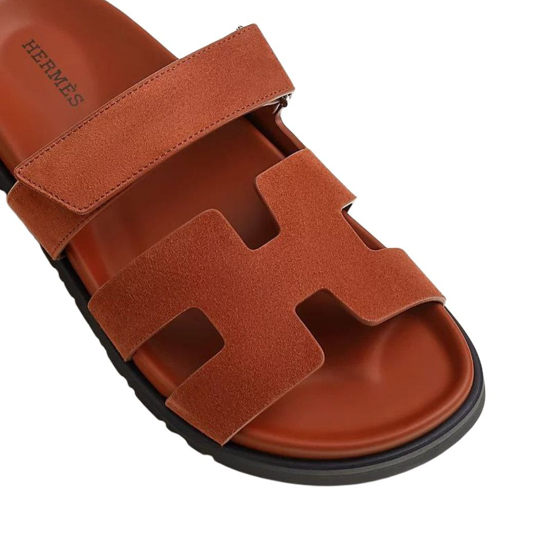 Hermès Chypre sandal 'marron muscavado'