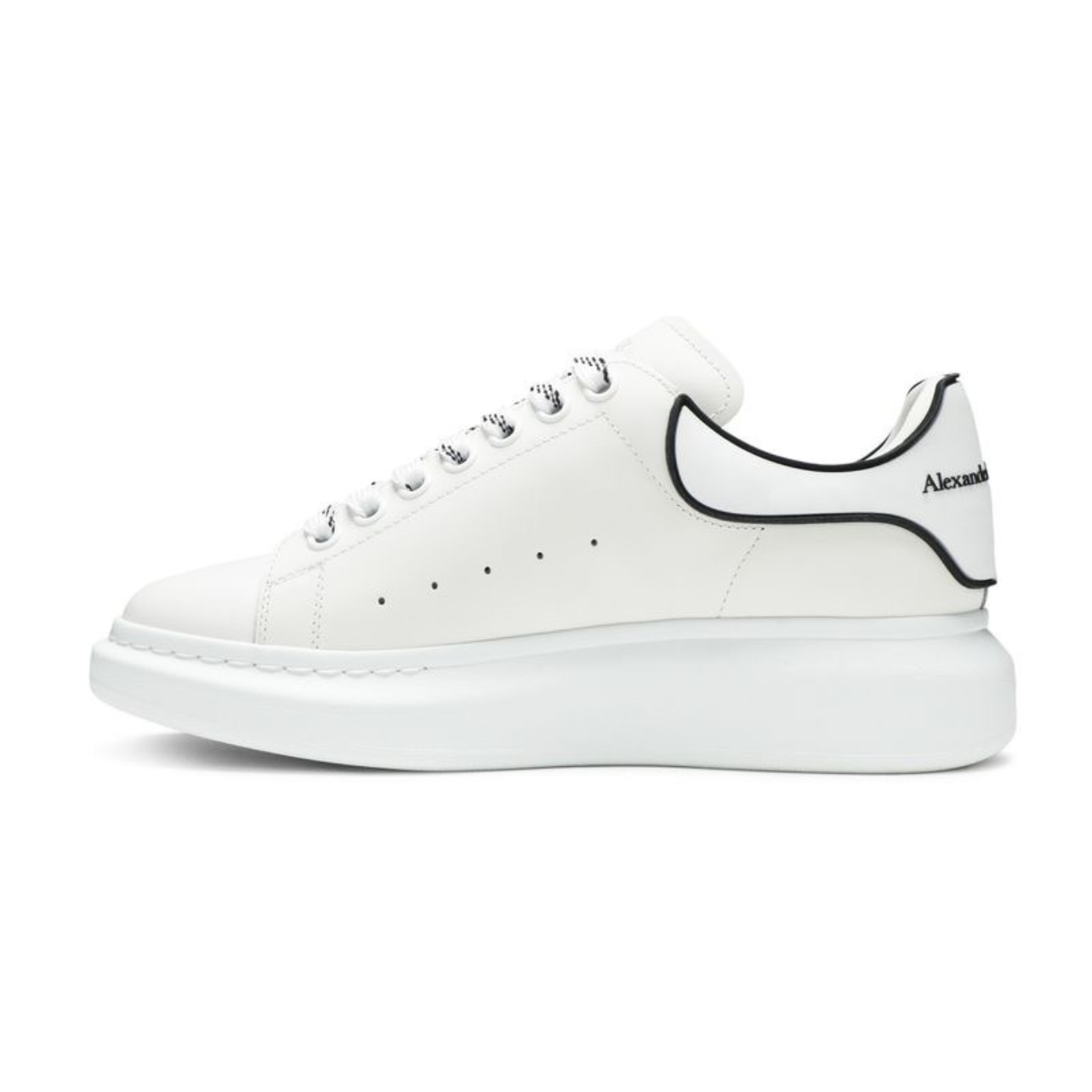 Alexander McQueen Oversized Sneaker 'New Tech Calf - White Black