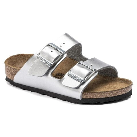 Birkenstock Arizona Children's
Percoflor - Electroplated Silver with a Metallic Sheen