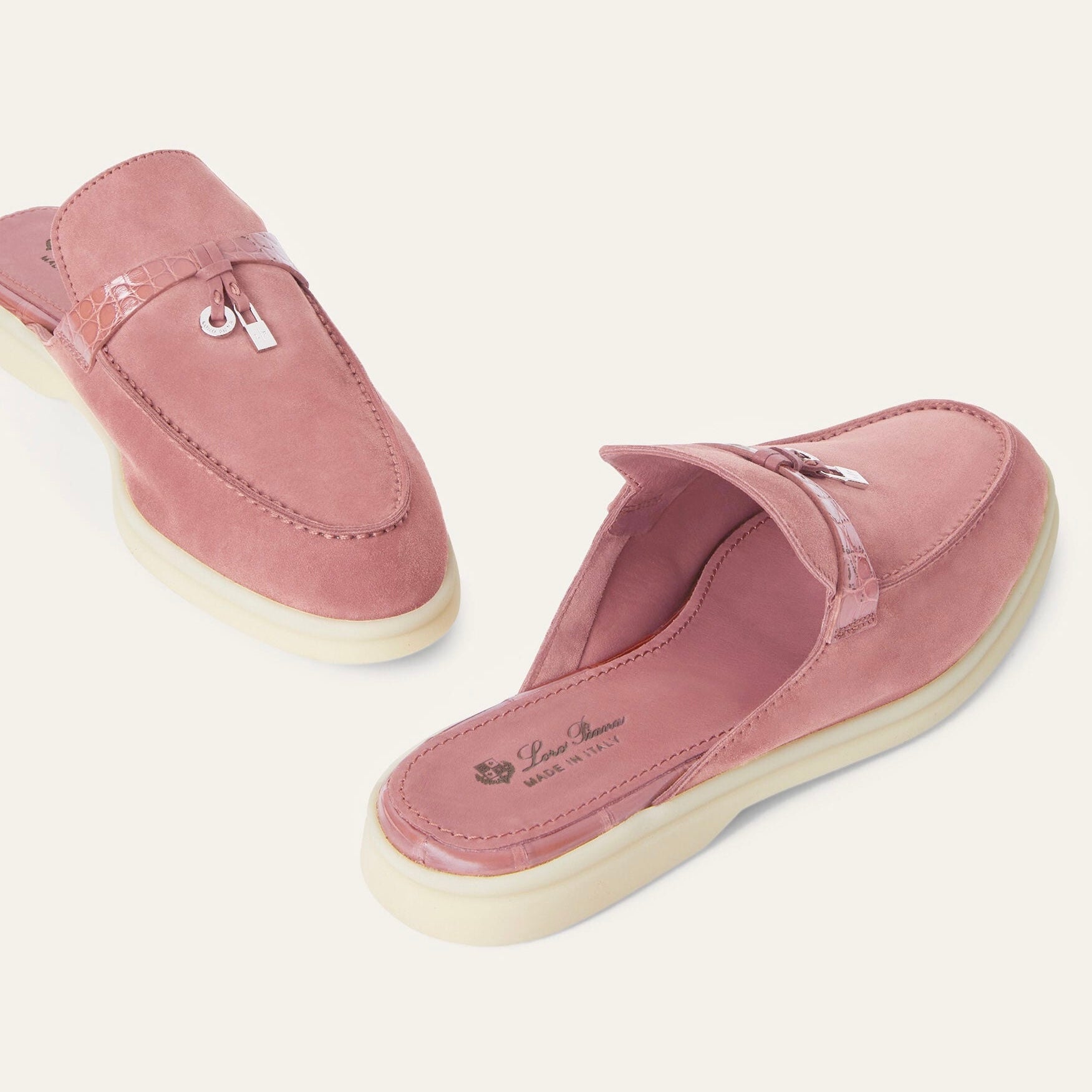Loro Piana Charms Walk Babouche Loafer 'Noisette Rose' Limited edition