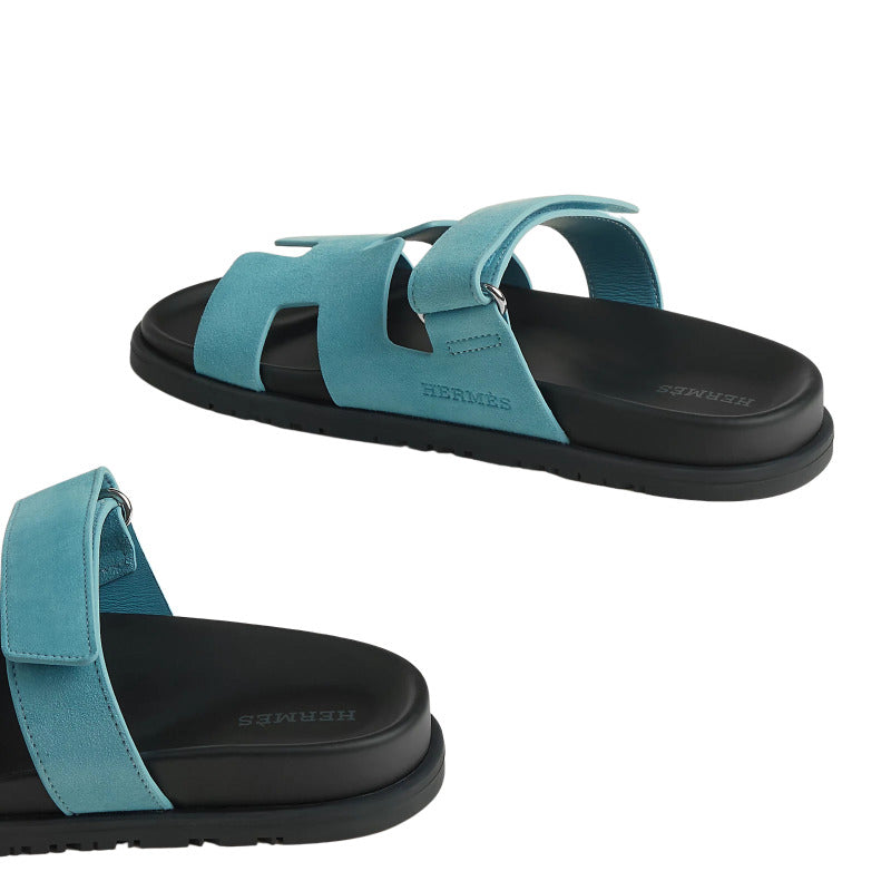 Hermès Chypre sandal 'Blue/Mineral'