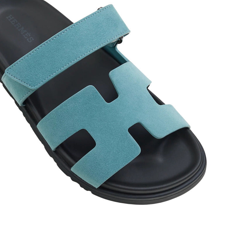 Hermès Chypre sandal 'Blue/Mineral'