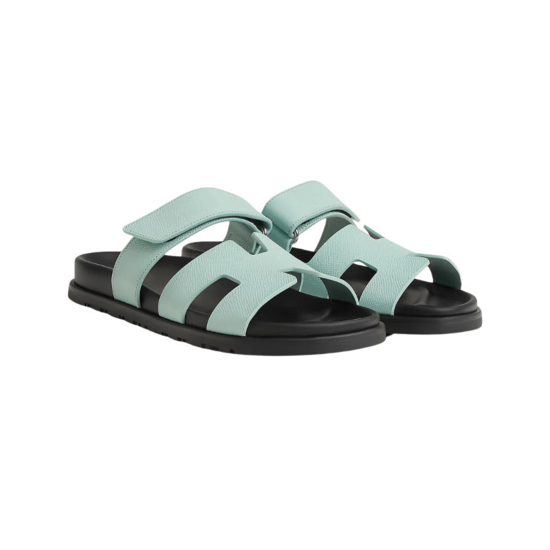 Hermès Chypre sandal 'bleu cristaux'